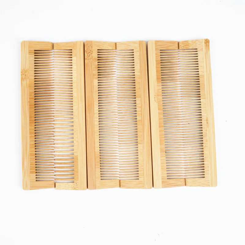 Anti static long bamboo and wood hair comb for foreign trade hotels disposable hair styling tools hair brush accessories W240813