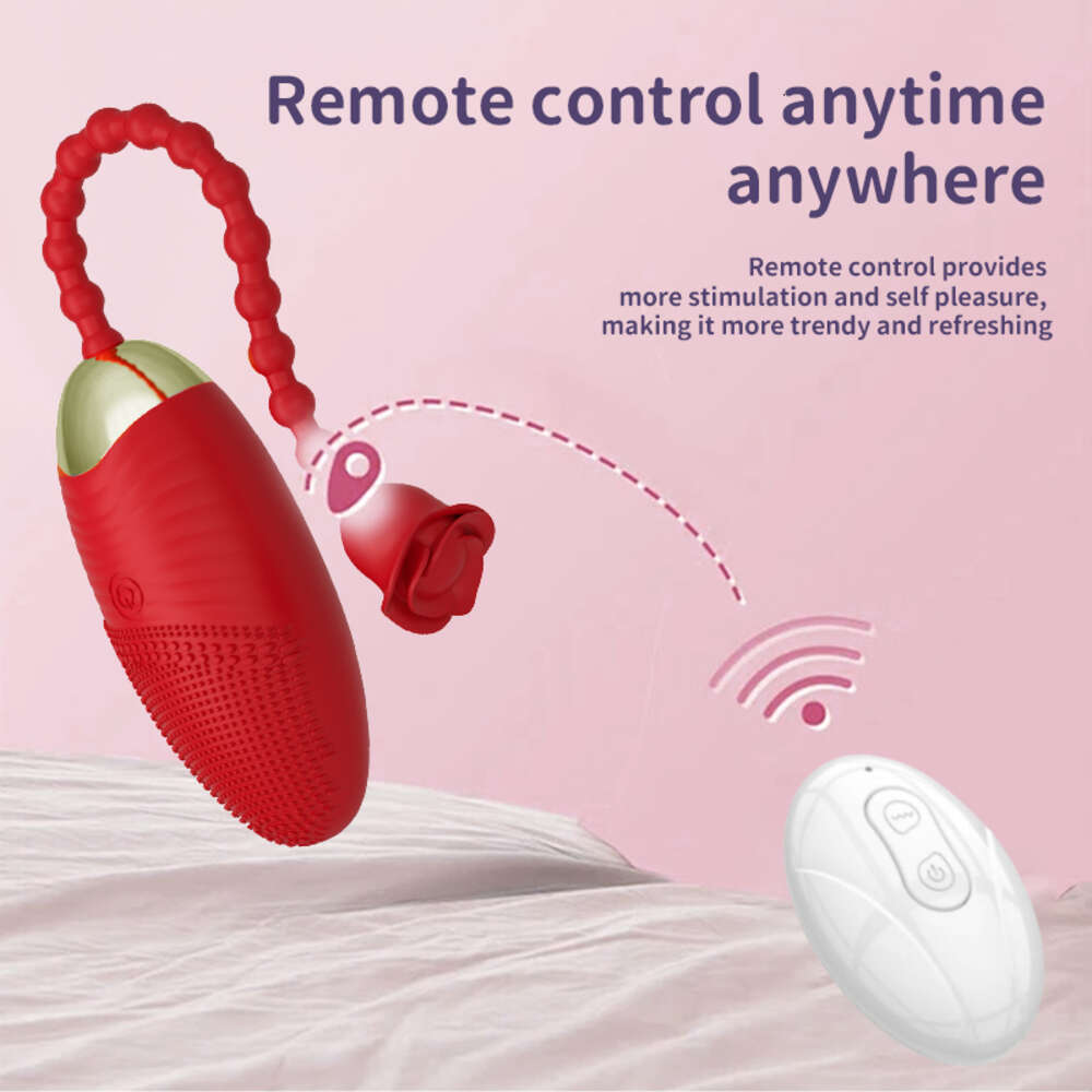 Wireless Remote Control Rose Tail Vibrator vaginal Anal Vibrating Egg G Spot Clitor Stimulator Female Masturbator Massager