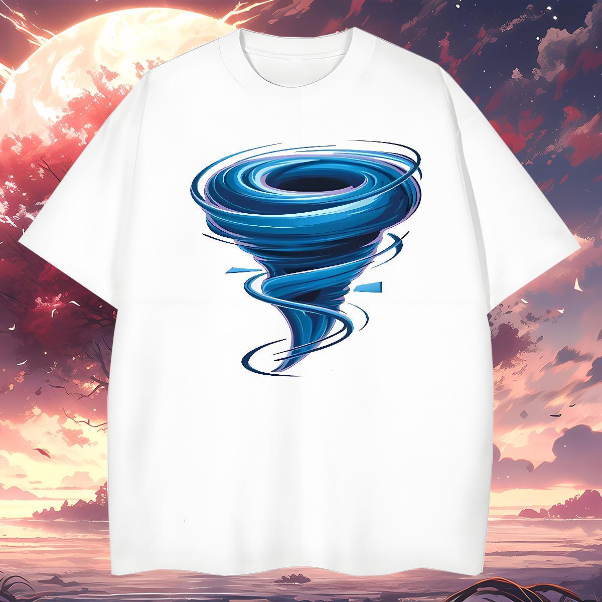 Men T Shirts 230g Cotton icon Anime Printing Street Short Sleeve Soft Oversized 4XL Men Tops Tees 2024 Classic Wear