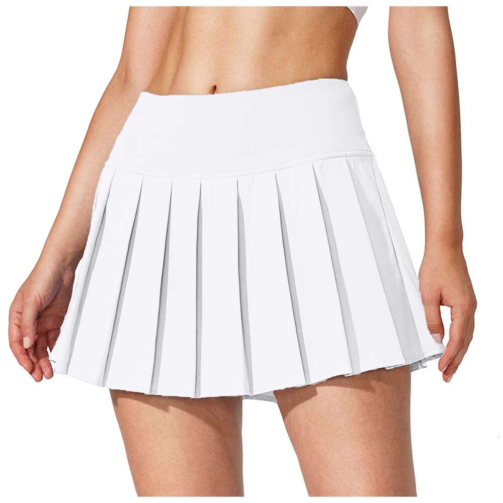 Tennis Golf Skirts With Pocket Gym Running Pleated Mini Skirt Women Fashion Sports Fiess High Waist Yoga Skorts