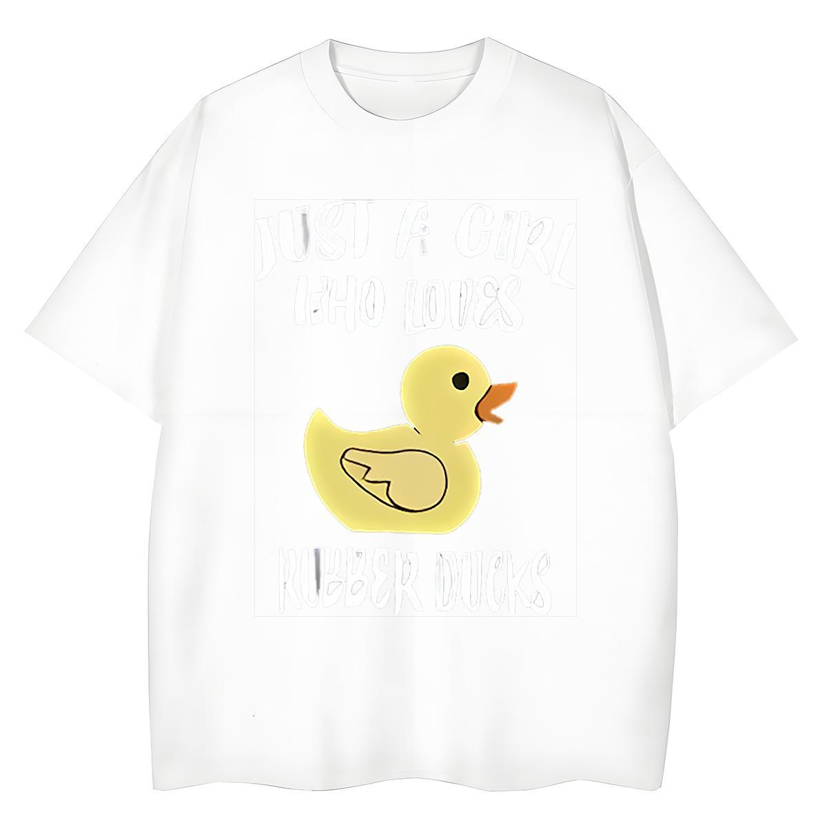 High Quality Mens T Shirts duck Short Sleeve Soft High Street Hip Hop Oversized 3XL 4XL 230g 100% Cotton Men Tshirts 2024 Designer Polos