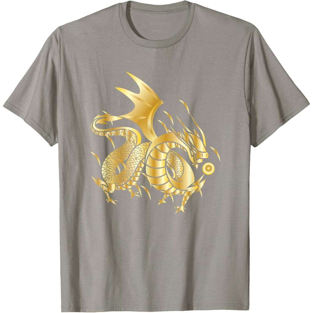 T shirt for Mens Fearless Chinese Dragon Fire Funny Gift T-Shirt Shirts Tshirt Graphic Tee Casual Tops Clothes Short sleeve