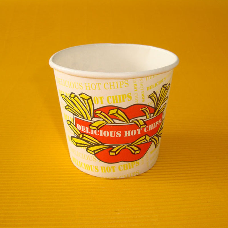 Paper cups custom disposable french fries cups wholesale custom disposable cups commercial packaging 1000 pcs
