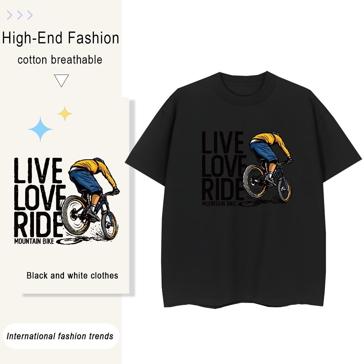 Brand Men Tees Outdoor 230g 100% Cotton Cartoon Printing L-4XL O-Neck Short Sleeve car T-Shirts Designer Fashion Tops