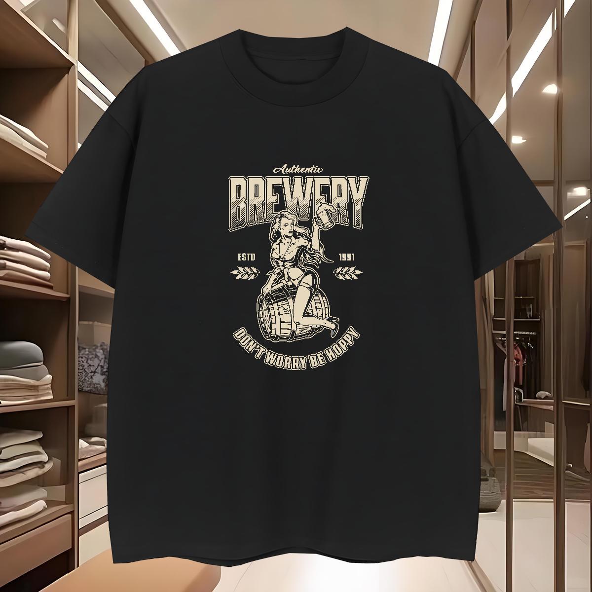 T Shirts Men 230g 100% Cotton character Casual Daily Wear Breathable Soft DIY Tshirts New Designer Comfortable Tops Shirt
