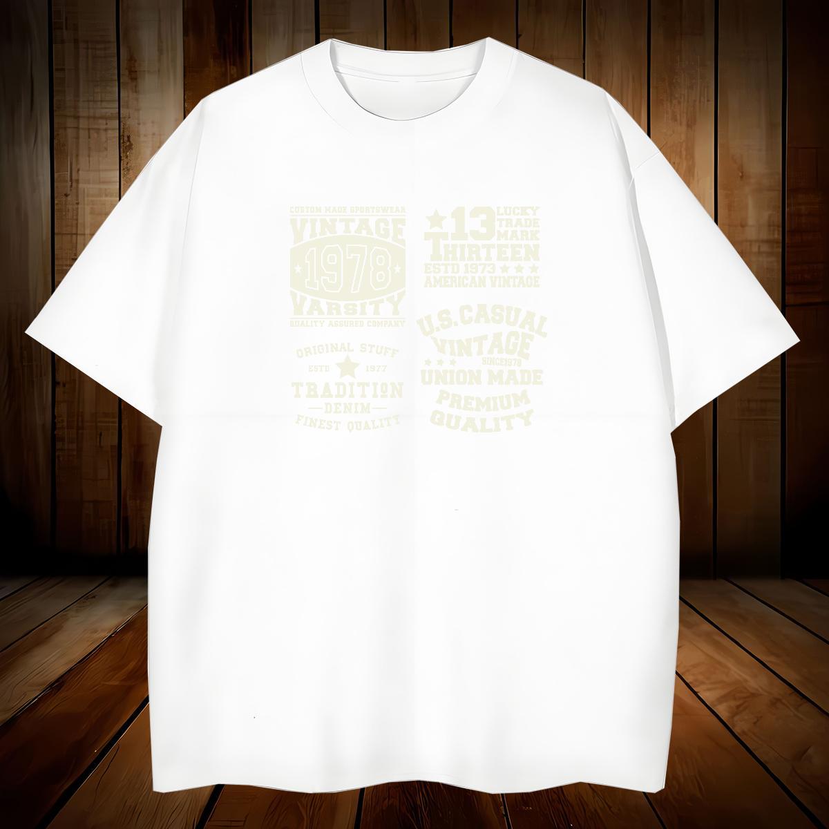 TOP Quality letter Men T Shirts Spring Summer Tshirts 230g Cotton Fashion Designer Breathable Soft Oversized 4XL Top Tees
