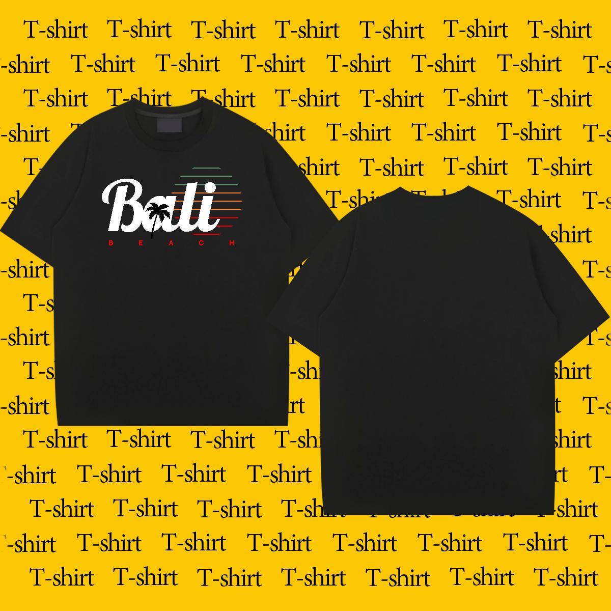 Popular Men Tops Tees Home Outdoor 230g Cotton Black White O Neck Short Sleeves letter Mens T Shirts Casual New Polos
