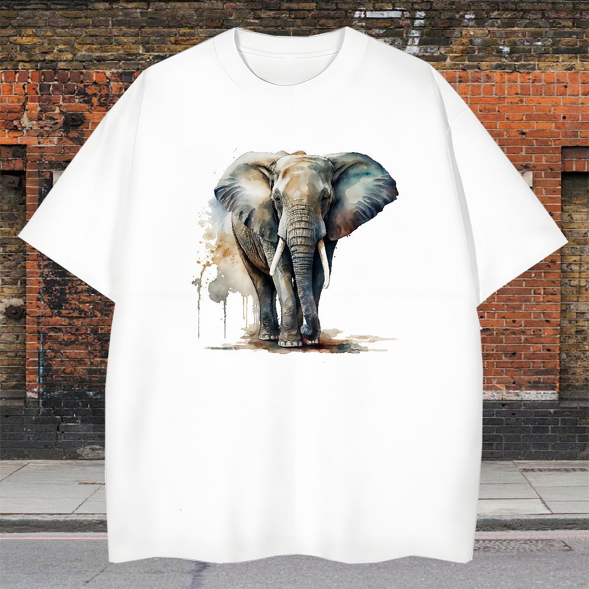 TOP Quality T Shirt For Man Pure Cotton Spring Summer Custom Big Size 100% Cotton 230g Tshirt for Man Woman 2024 Designer Clothes