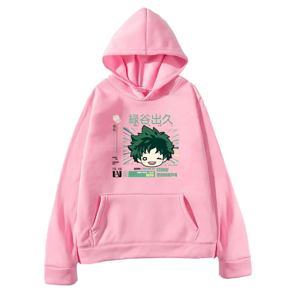 Midoriya Izuku Toga My Hero Academia Hoodies Clothing Women Men Cartoon Printed Sweatshirts Comfortable Oversized Streetwear