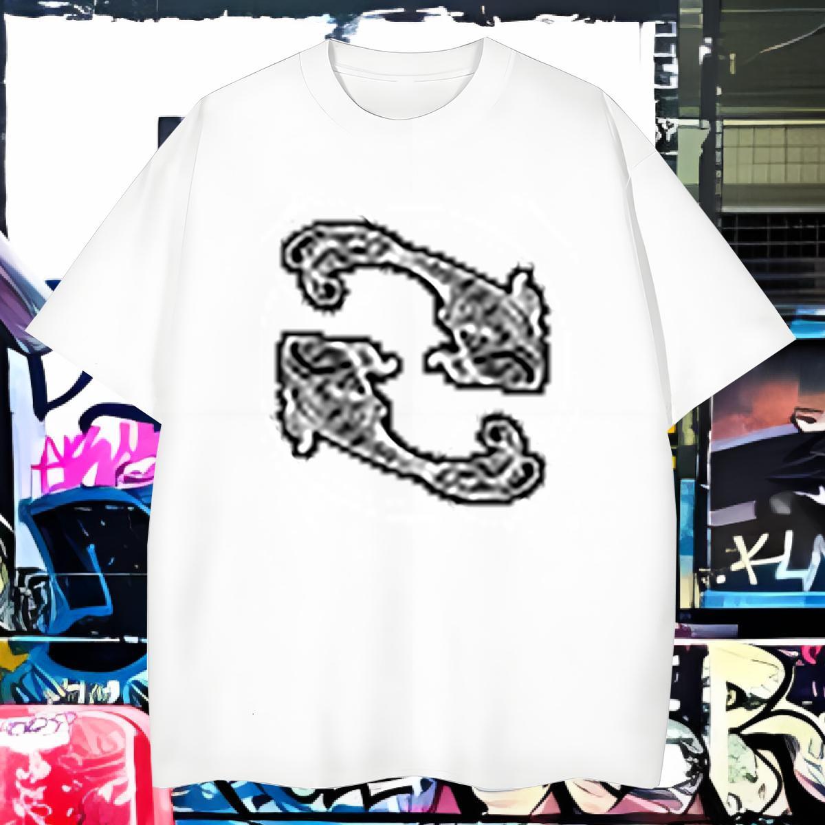 T Shirts Men 230g 100% Cotton line Street wear Hip Hop Crew Neck Custom Cartoon Men Tees Casual New Brand Wear
