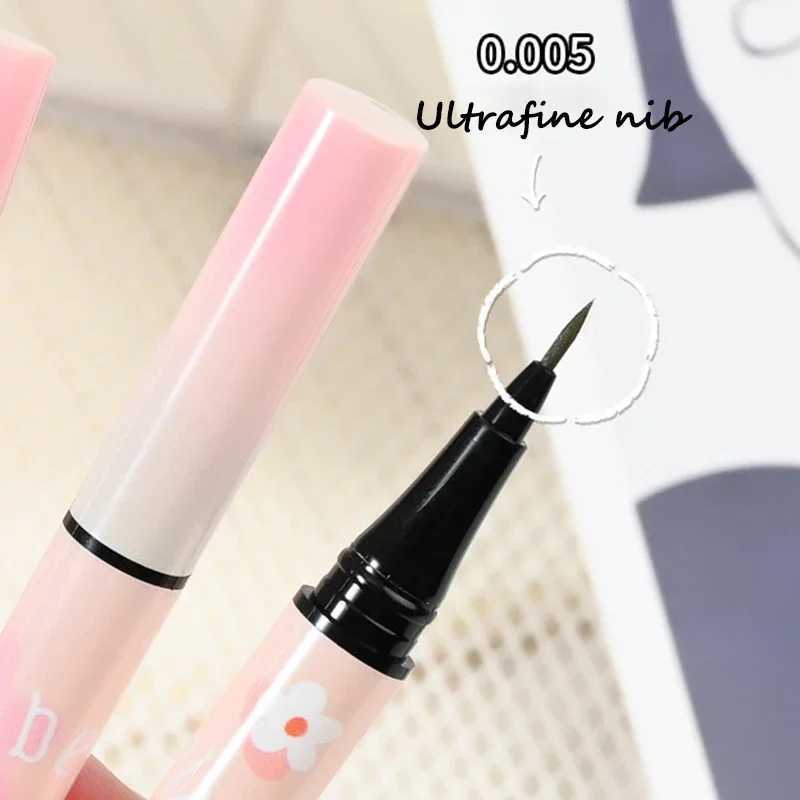 Eyeliner Pen Long Lasting Fashional Quick Drying Black Brown Lying Silkworm Pencils Liquid Eye Lines Beauty Makeup Cosmetics Y240813