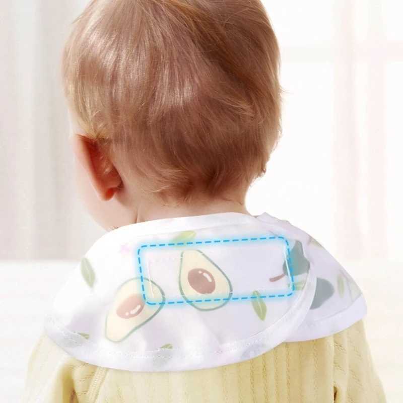 Bibs Burp Cloths 2023 New EVA Waterproof Baby Feeding Bib Meal Pocket Baby Saliva Towel Baby Apron Smock Rice Feeding Pocket 0-3T bavoir bbL4812