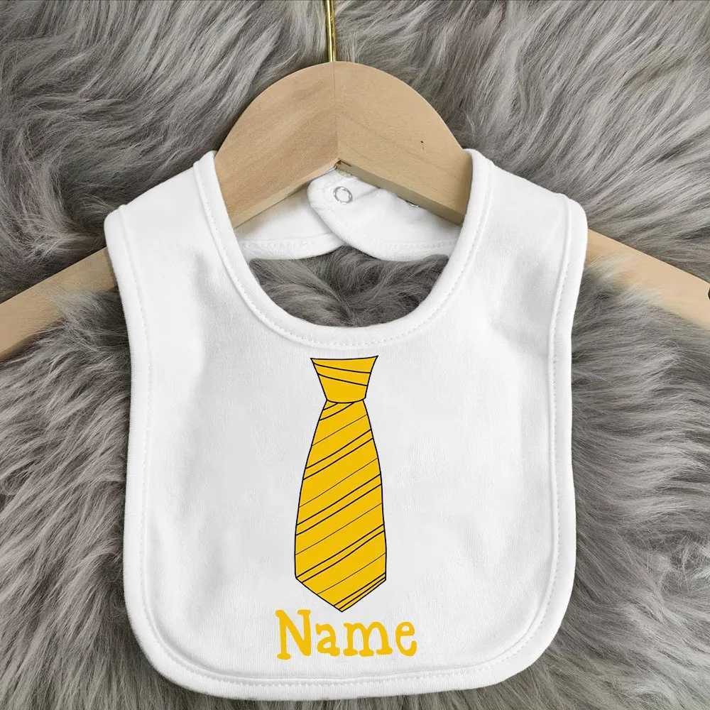 Bibs Burp Cloths Personalized Baby Boy Bib Custom Name with Tie Bibs Toddler Burp Cloths Newbron Shower Gift Infant Cotton Bib Kid Feeding BibsL4812