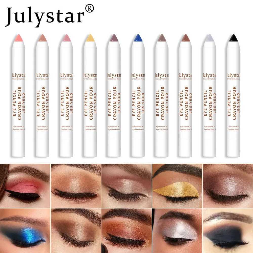 20 Colors Pearlescent Monochrome Eyeshadow Pen Matte Shimmer Lying Silkworm Eyeshadows Stick Waterproof Highlighter Eyeliner Y240813