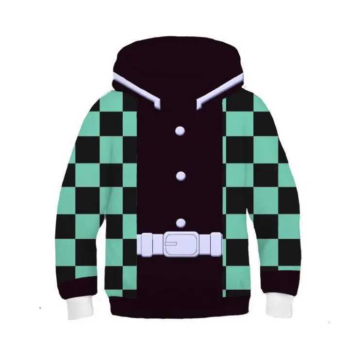Demon Slayer Blade 3D Printed Hoodies Kids Streetwear Girls boys Children Sweatshirts Long Sleeve Autumn Winter ClothesY240814