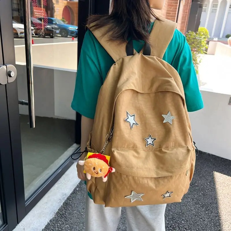 Miyagawa Spicy Star Backpack Womens Causal Y2k Backpack Fashion High Capacity Japanese Ins Cute School Bag 240813