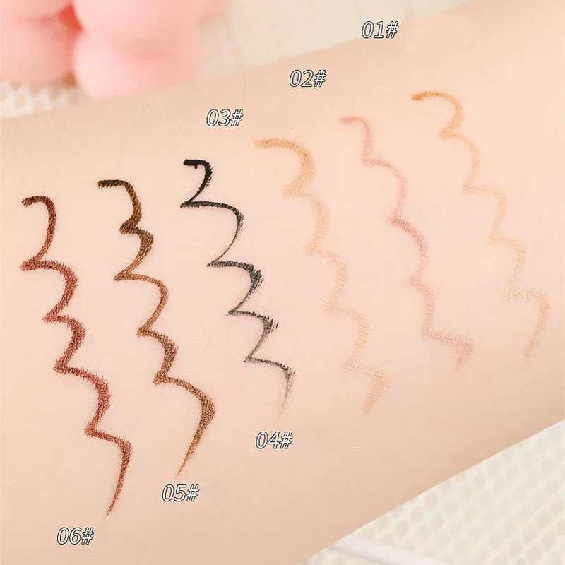 Eyeliner Pen Long Lasting Fashional Quick Drying Black Brown Lying Silkworm Pencils Liquid Eye Lines Beauty Makeup Cosmetics Y240813