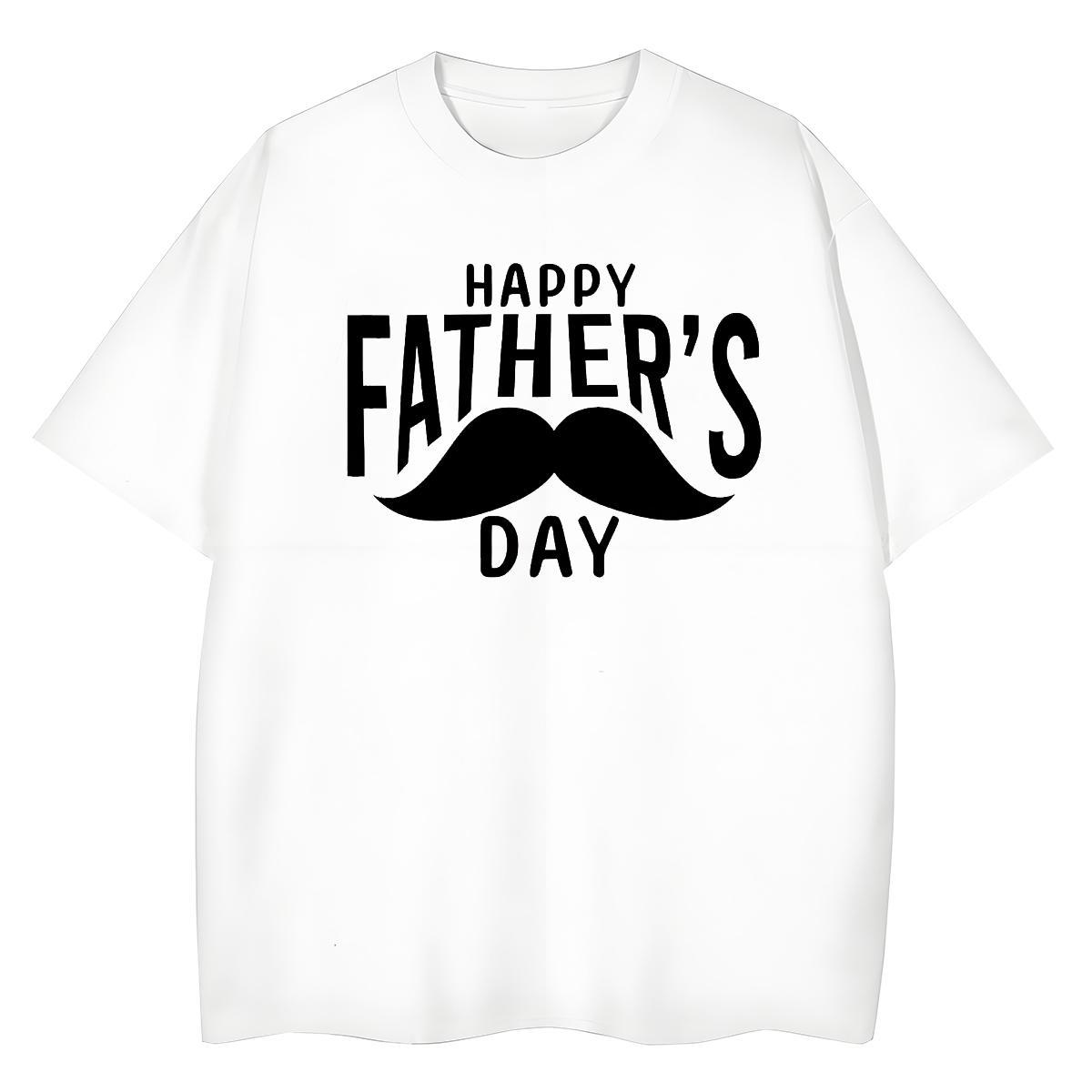 Cool Design T Shirt For Man fathers day Breathable Short Sleeve Daily Outfit Custom Cartoon 230g Cotton Men Tops Tees Fashion Design Top Tees