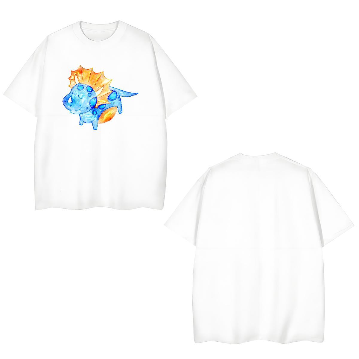 Popular T-Shirts dog Crew Neck Hip Hop Street Customized 230g 100% Cotton Tshirt for Man Woman Free Shipping Clothes