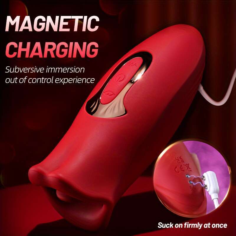 Tongue Licking Vibrator Automatic Rose Sex Stimulation For Women Waterproof Tongue Nipple Clitoral Sucke Adult Sex Toy Vibrator
