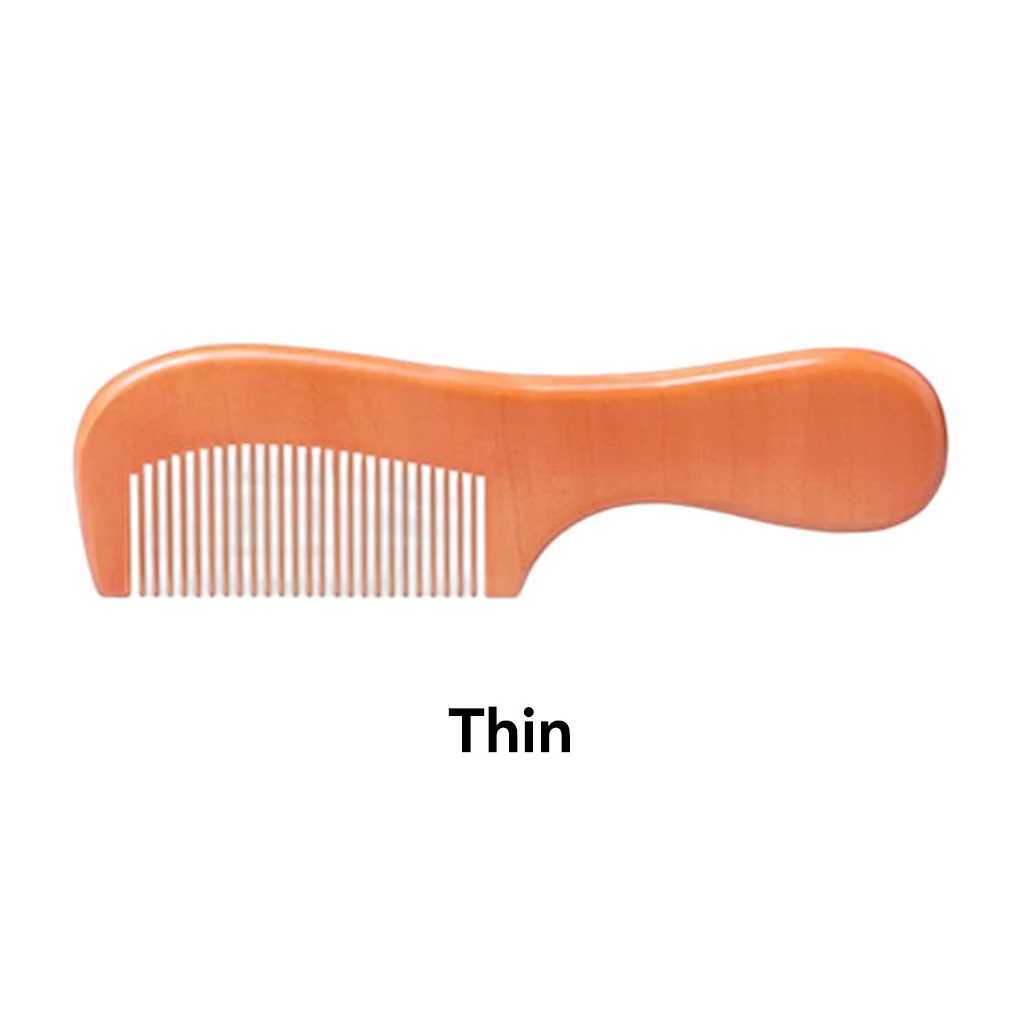Wooden comb natural health care anti-static brush massager attractive styling tool used for home salon hairdressing W240813