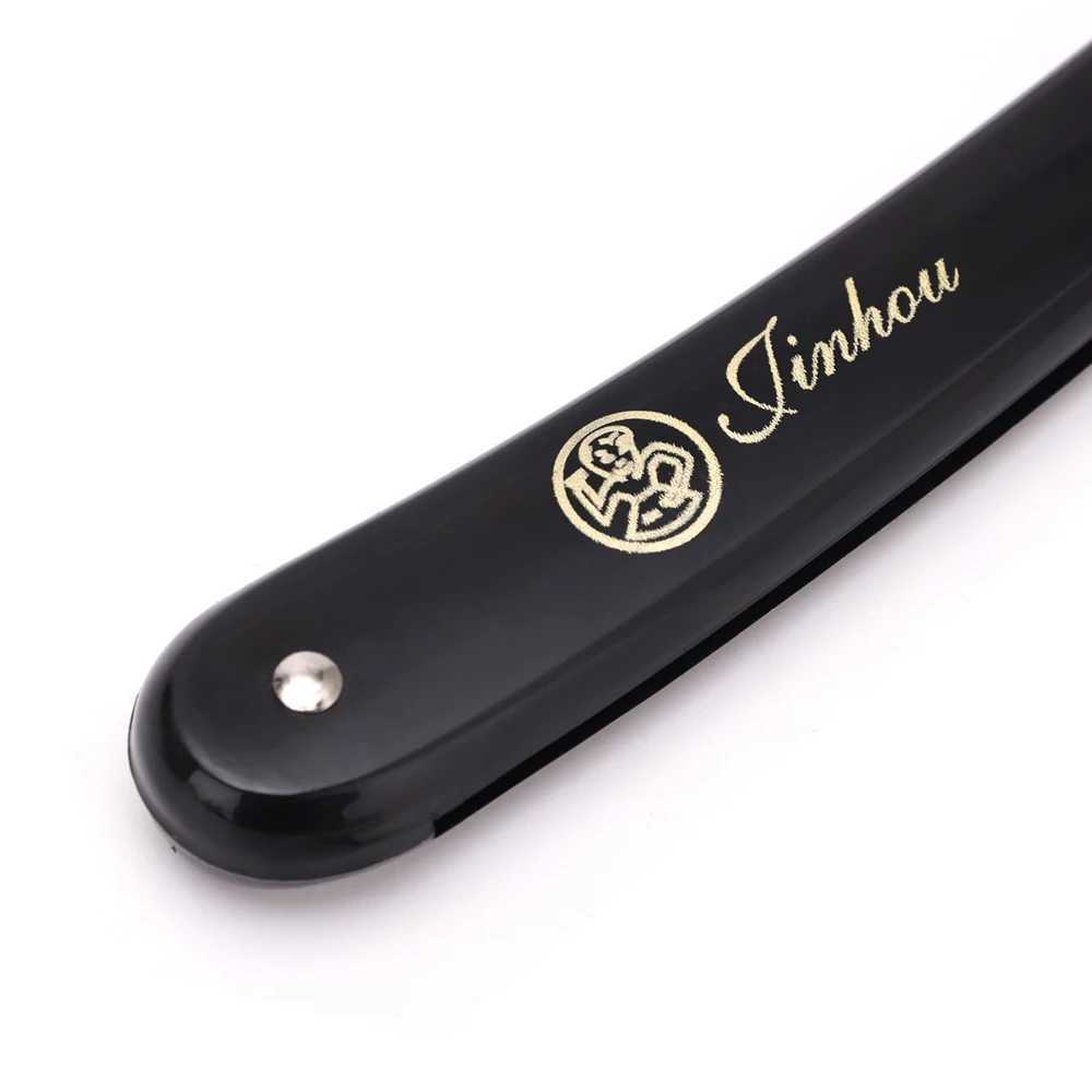 Mens Manual Folding Beard Knife Barber Stainless Steel Straight Shaver Classic Facial Epilator Professional Shaving SuppliesM240814