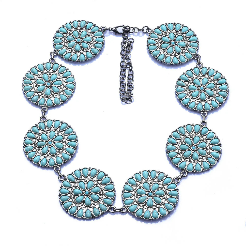 2024 Indian Ethnic Statement Large Collar Choker Necklace Women Bohemian Maxi y Vintage Big Bib Jewelry 240813