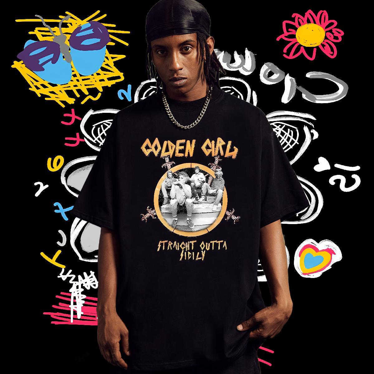 T-Shirts for Men 230g 100% Cotton character Spring Summer O-Neck Short Sleeve Custom Big Size Men Tees New Designer TOP Quality Tee Shirt