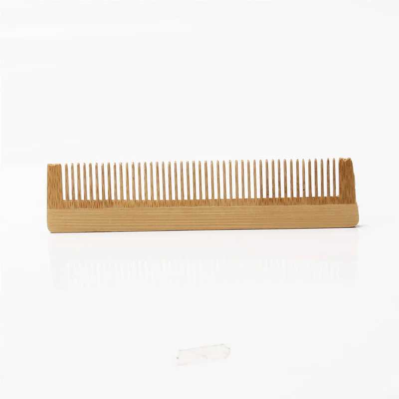 Anti static long bamboo and wood hair comb for foreign trade hotels disposable hair styling tools hair brush accessories W240813
