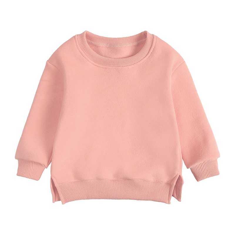 2024 Novelty Baby Boys Girls Clothes Kids Sweatshirt Warm Fleece Plain Comfortable Top For Childrens Jackets Causal OutfitsY240814