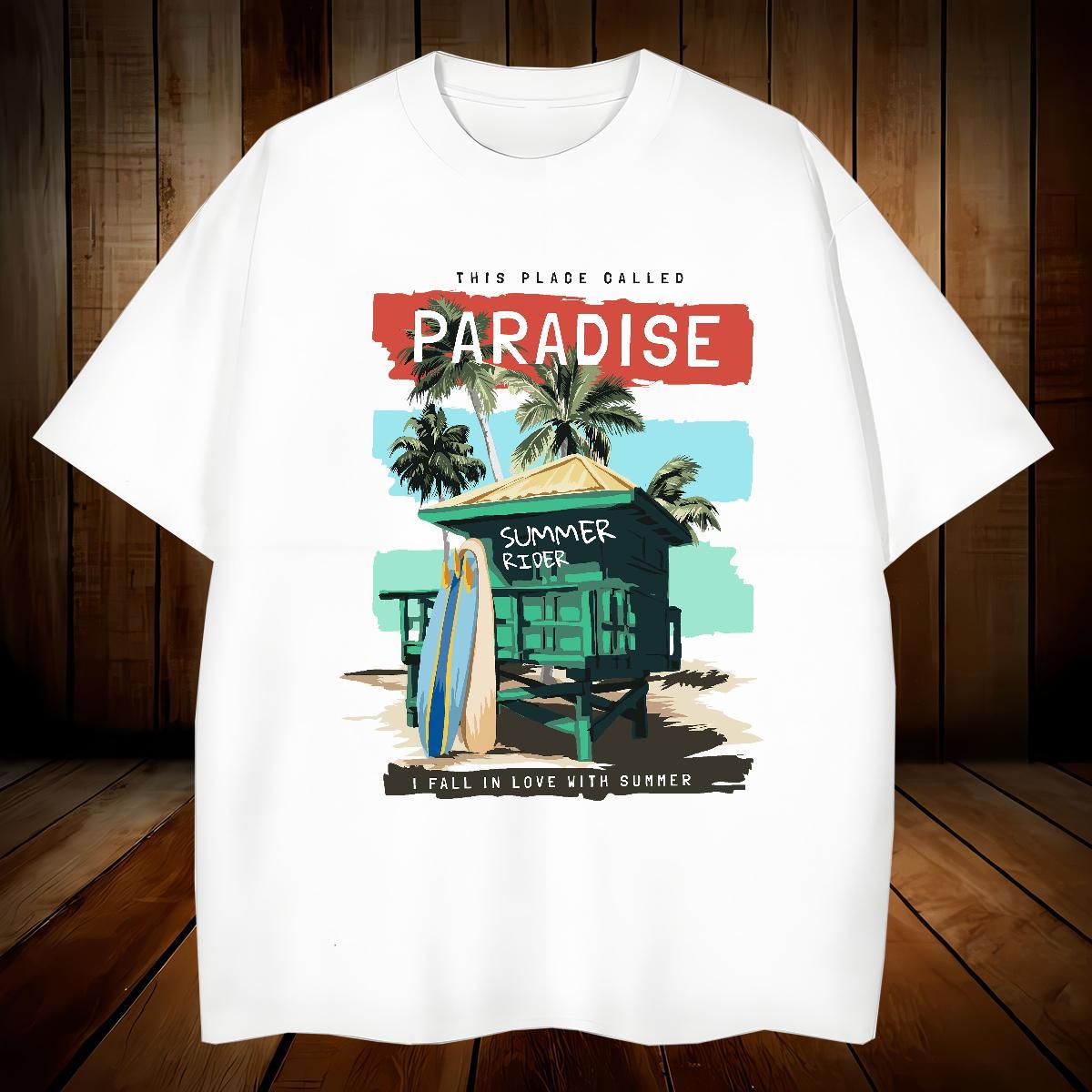 High Quality letter T-Shirts for Men Daily Outfit Couples T Shirts 230g Cotton 2024 Short Sleeve Soft Customized Wear
