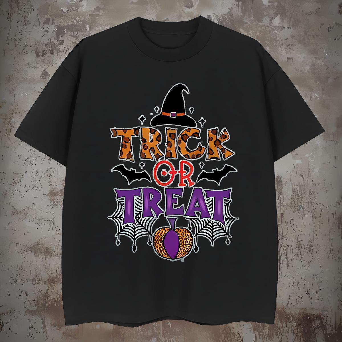 Free Shipping T-Shirts halloween Breathable Short Sleeve Daily Outfit DIY Printed 230g Pure Cotton Men Clothes T-Shirt 2024 Tshirts