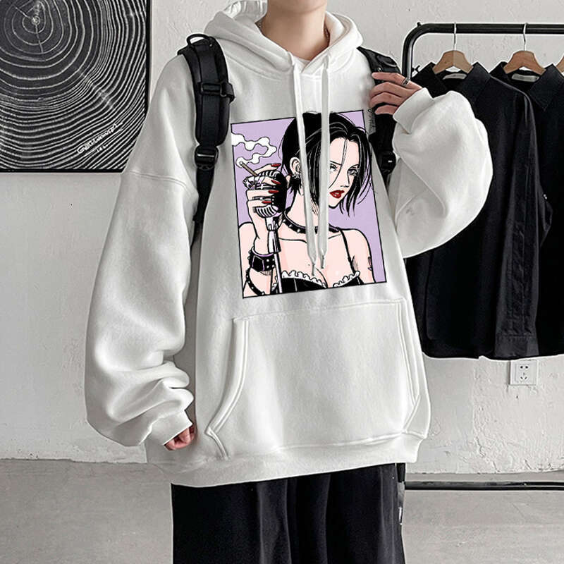 Anime Japan NANA Plus Size Hoodie Oosaki Nana Hooded Women Sweatshirts Haruku Long Sleeve Female Pullover Casual Clothes Tops