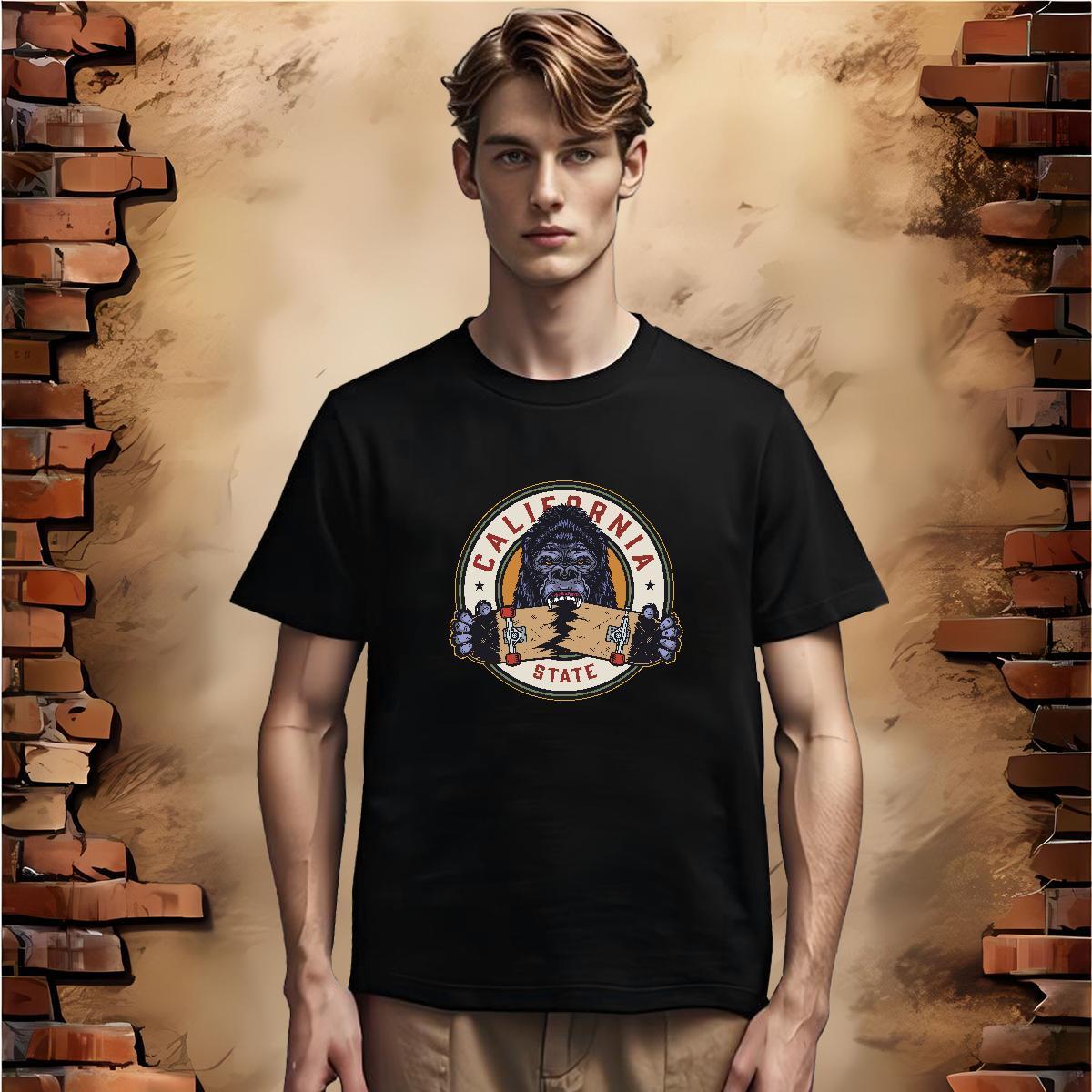 T Shirt For Man 230g Pure Cotton Street Breathable Short Sleeve Custom Printed Tshirt for Man Woman Classic Popular Top Tees