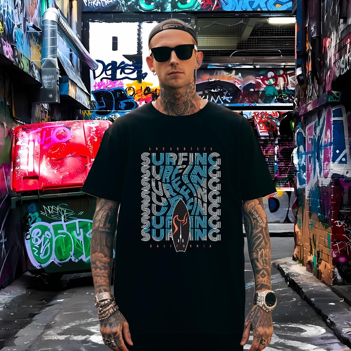 Loose Fit letter Men T Shirts Anime Printing Street Mens Tshirts 230g Pure Cotton DIY Customized Short Sleeve O-Neck Skull Polos