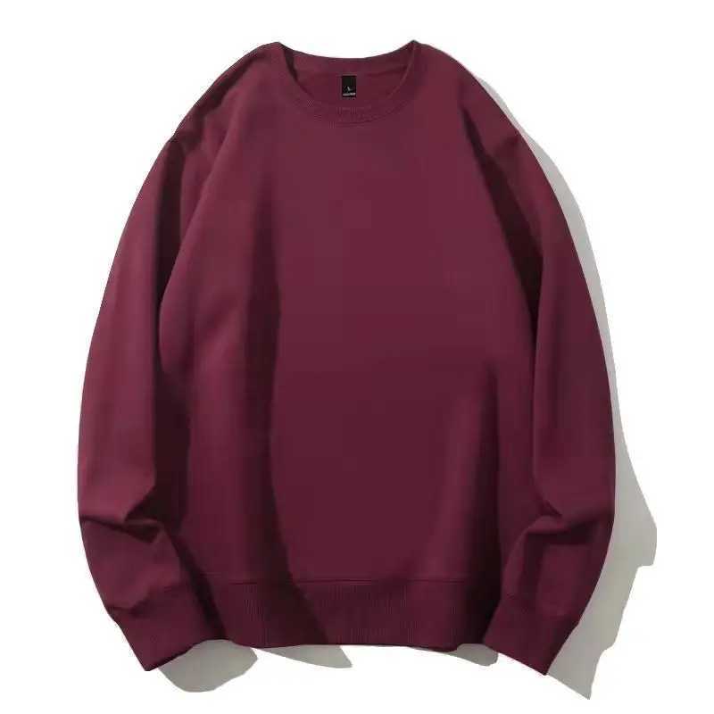 Heavy duty sweater mens 600G plush and thick silver fox velvet color womens dark gray inner layer warm in winterW240729
