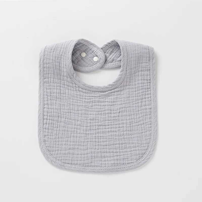 Bibs Burp Cloths Baby Feeding Drool Bib New Cotton Solid Color Infants Saliva Towel Soft Burp Cloth For Newborn Toddler Kids Boys Girls BibsL4812