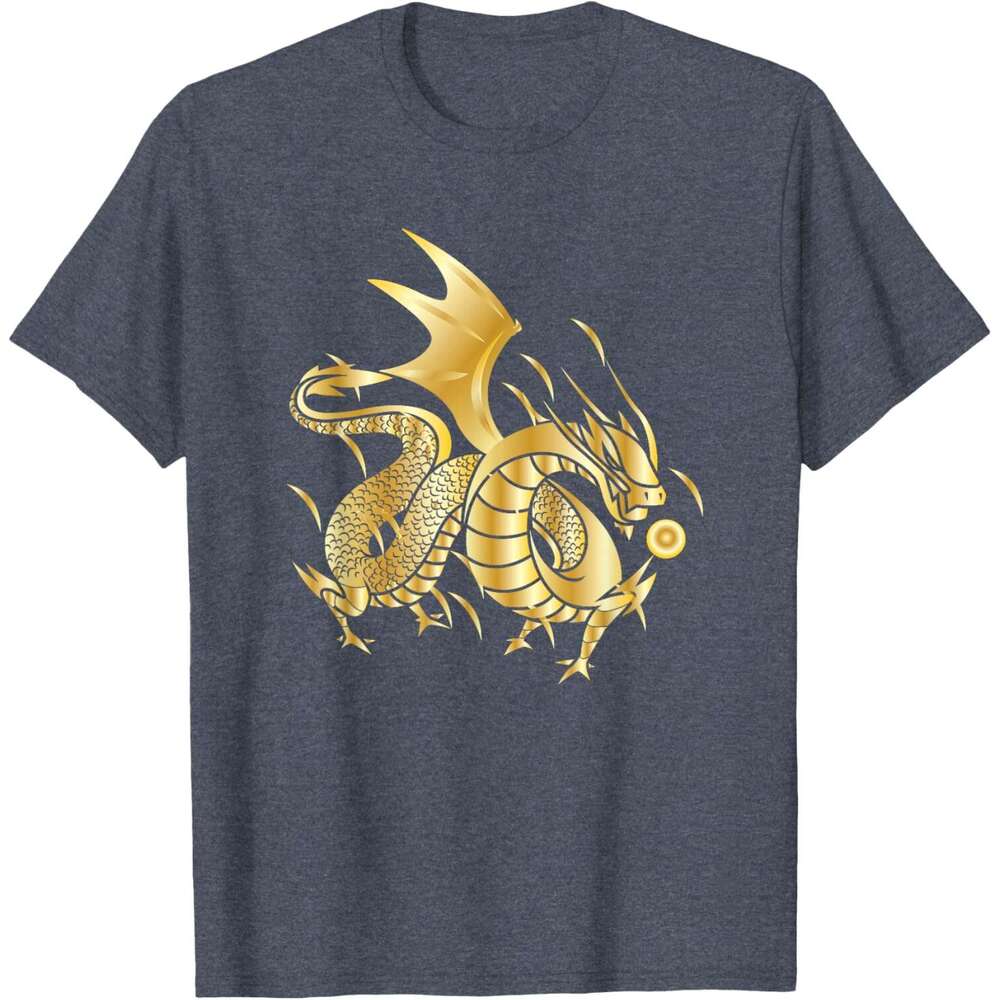 T shirt for Mens Fearless Chinese Dragon Fire Funny Gift T-Shirt Shirts Tshirt Graphic Tee Casual Tops Clothes Short sleeve