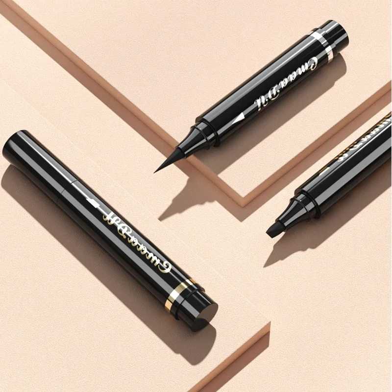 Black Waterproof Quick Drying Eyeliner Stamp Long-lasting Smooth Liquid Pencils Natural Arrow Eyeliner Eyes Beauty Cosmetics Y240813