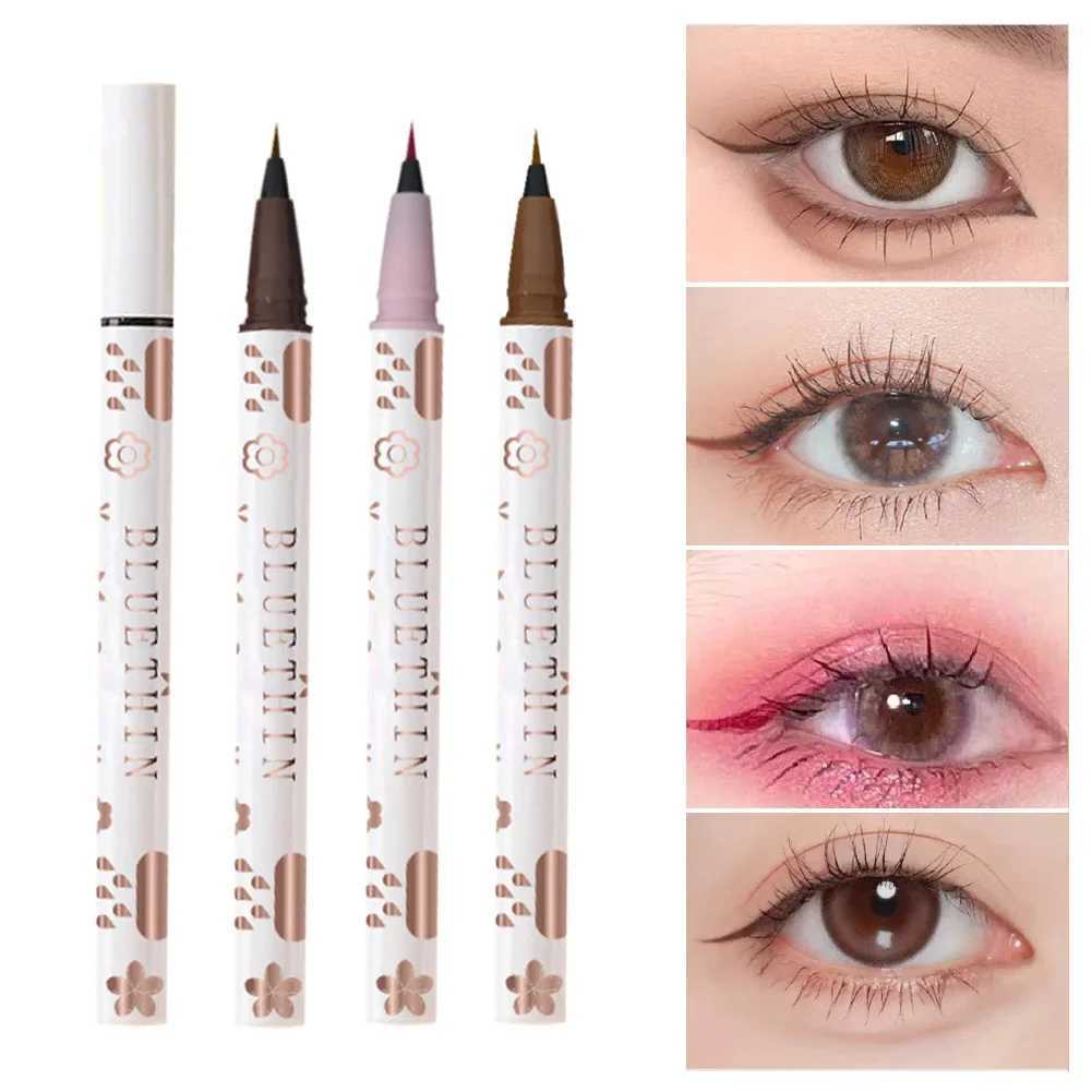 Eyeliner Lying Silkworm Pencil Undercover Draw Down To Non-Smudge Fine Natural Long-lasting Waterproof Eyes Liner Beauty Makeup Y240813