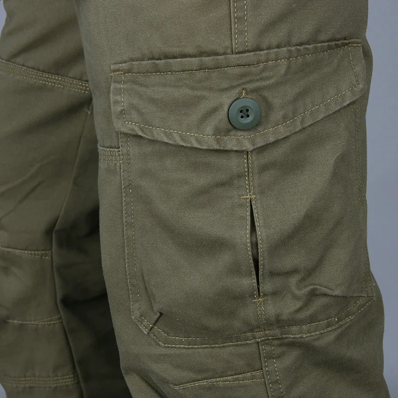 Overalls Cargo Pants Men Spring Autumn Casual Multi Pockets Trousers Streetwear Army Straight Slacks Men Military Tactical Pants 240812