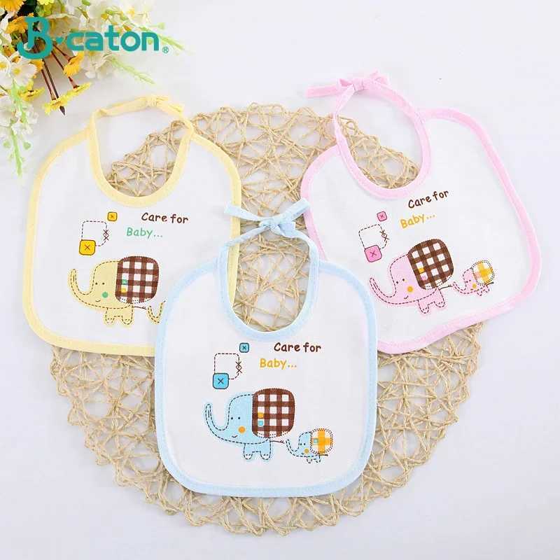 Bibs Burp Cloths 3Pcs/Set Waterproof Baby Bibs Newborn Cloth Feeding Bibs Cute Printed Bibs Burp Clothing for Infant Stuff Baby AccessoriesL4812