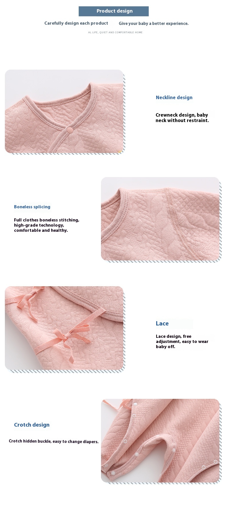 Baby long sleeve warm onesie baby autumn and winter quilted climbing clothes outside warm thick clothes