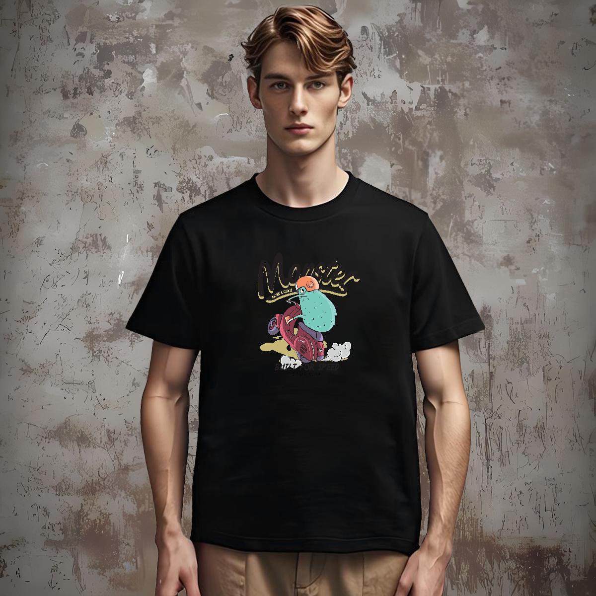 T Shirts Men 100% Cotton 230g plush Daily Wear Short Sleeve Soft Custom Big Size Mens Tshirts New Designer Unisex Top Tees