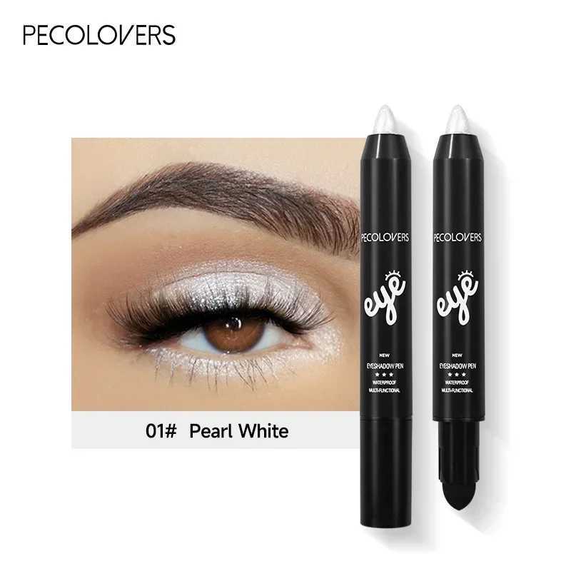 Golden Brown Pearlescent Eyeshadow Eyeliner Pencil Glitter Eye Shadow Makeup Pigment Silkworm Eyeshadow Pen Y240813