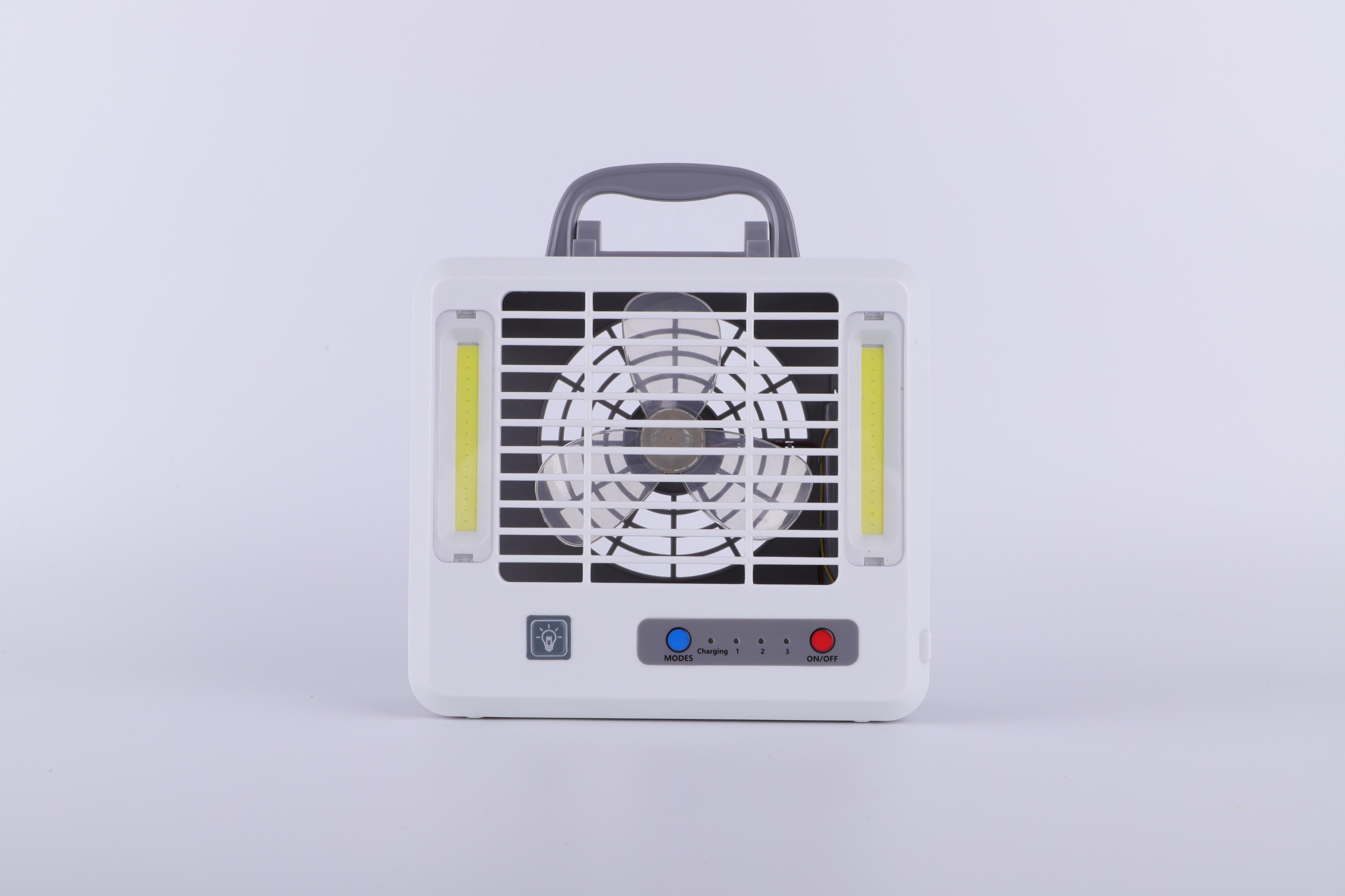 Air conditioning fan with three levels of USB desktop circulation fan small fan office multifunctional fan silent