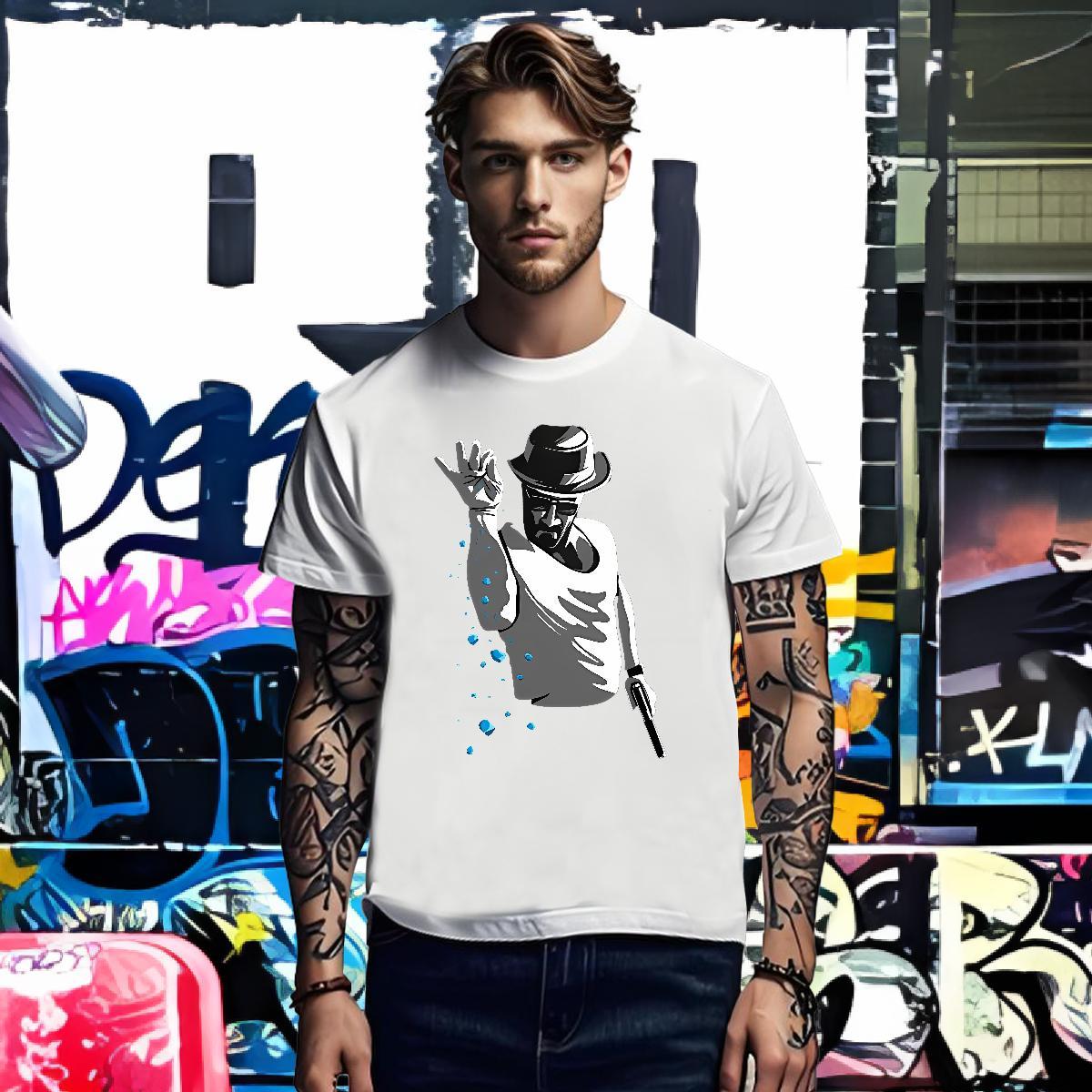 T-Shirts 230g 100% Cotton people Sports Casual O Neck Short Sleeves Skull Men Tops Tees Customized Brand Tee Shirt