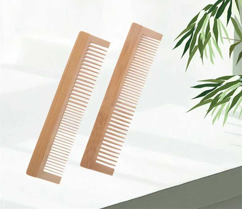 1 small wooden comb massage wooden comb smooth hair scalp comb hair care massage bamboo hair portable wooden comb W240813