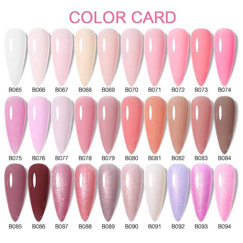 UR SUGAR 7ml Quick Construction Rubber Base Gel Semi Permanent Nude Nail Gel Polish UV Gel Construction Quick Building Nail ArtM240814