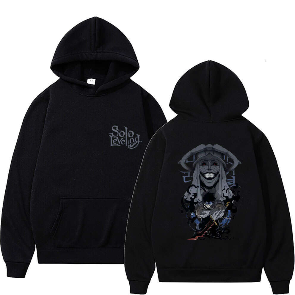 Leveling Solo Manga Sung Jin Woo Hoodie Men Women Plus Size Hip Hop Sweatshirts Long Sleeves Comfortable Fleece Warm Streetwear